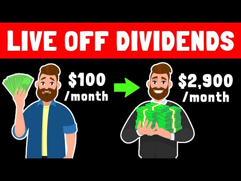 The Fastest Way You Can Live Off Dividends! ($2900 / month)