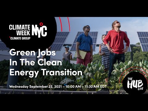 Green Jobs in the Clean Energy Transition