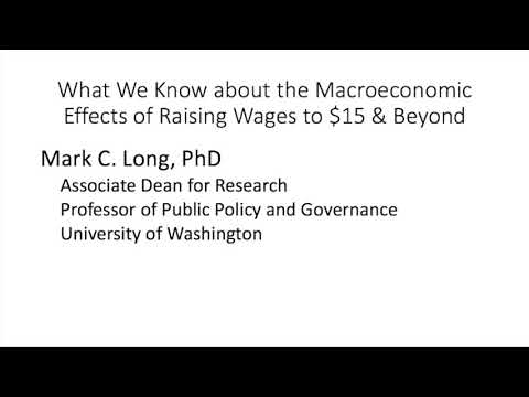 What We Know about the Macroeconomic Effects of Raising Wages to $15 and Beyond