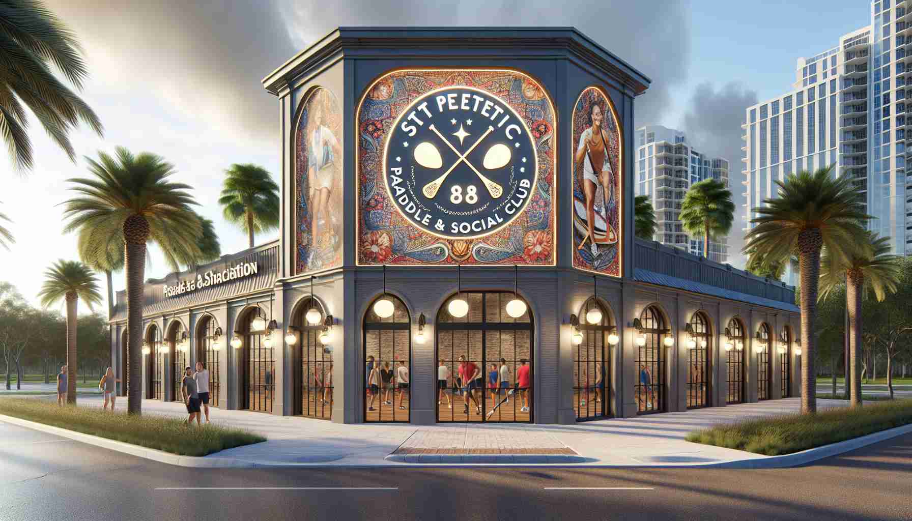 มิติใหม่ของสโมสรกีฬาและสังคม St. Pete Athletic Paddle & Social Club ที่กำลังจะเปิดตัวเร็ว ๆ นี้ในปีหน้า