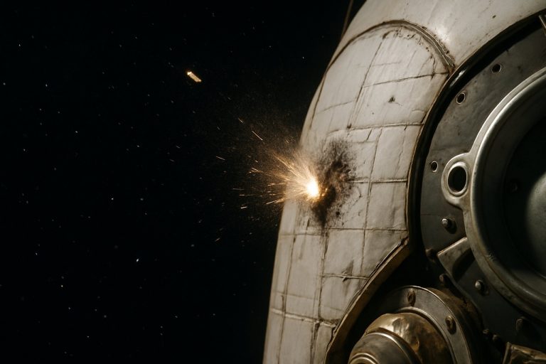 Impactos de Micrometeoroides: A Ameaça Oculta à Integridade das Naves Espaciais (2025)